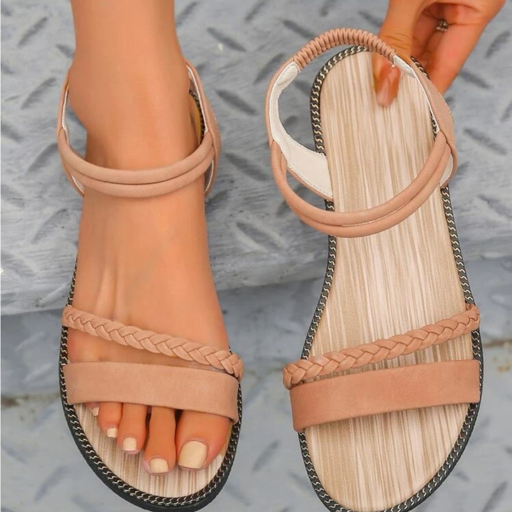 NEW! Dusty pink sandals - 8